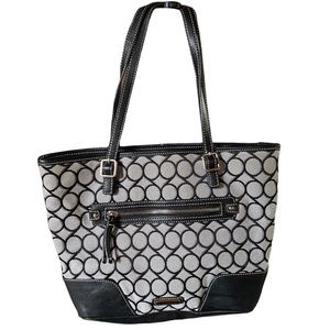 Nine West gray and black, medium size handbag, shoulder bag
